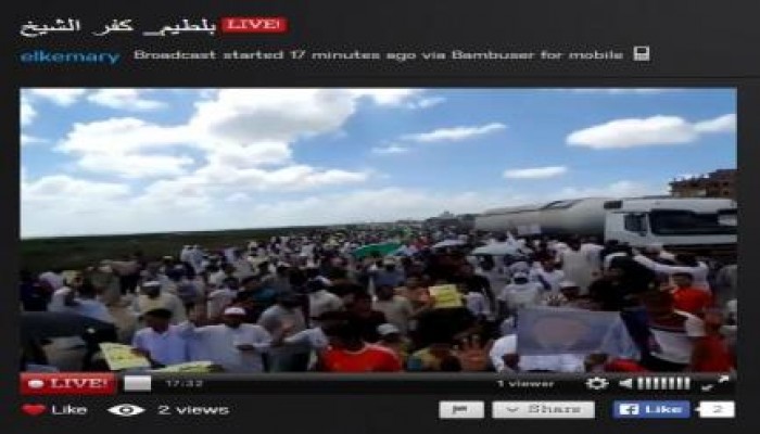 بالفيديو.. ثوار بلطيم كفر الشيخ ينتفضون ضد الانقلاب العسكري الدموي الفاشي ودغما لغزة