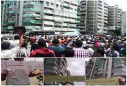 بالصور : مسيرة لتحالف دعم الشرعية رفضًا لحكم العسكر وللتضامن مع غزة