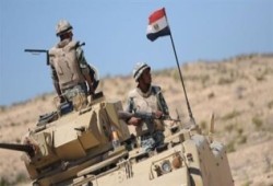 إغلاق طريق العريش رفح على اثر مقتل ضابطين