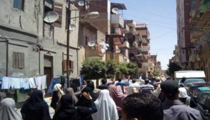 متظاهرو الإسماعيلية يهتفون: يا فلسطينى يا فلسطينى دمك دمي ودينك دينى