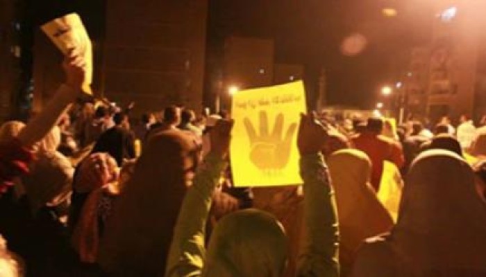 المنوفية: شباب منوف يهتفون بنصرة غزة في مسيرة ليلية