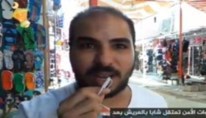 امن الانقلاب يعتقل شاب من العريش بعد انتقاده موقف الجيش من غزة
