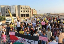 مسيرة حاشدة صباحية بالصالحية تنديدا بالانقلاب العسكري