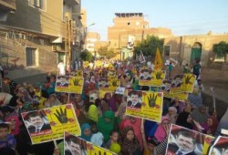 صور: ٤ مسيرات عقب صلاة العيد ببني سويف تحيي صمود الرئيس مرسي