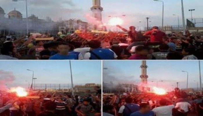 مسيرة رافضة للانقلاب ببورسعيد فى أول ايام العيد