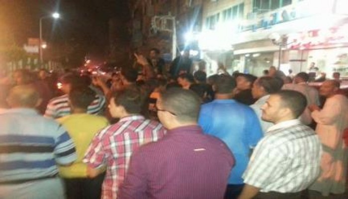 بالصور  مسيرة ليلية حاشدة لثوار طنطا فى ثانى أيام العيد