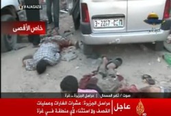 استشهاد 17 وإصابة 160 فلسطينيا يمجزرة الصهاينة في الشجاعية