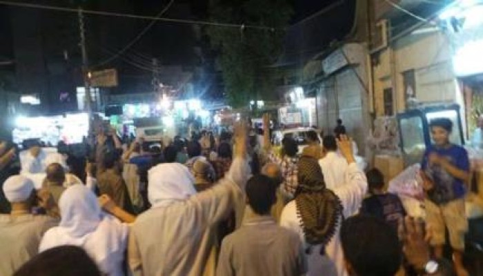 مسيرة ليلية لثوار أسوان رفضا للانقلاب فى ثالث أيام العيد
