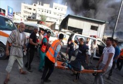 قصف صهيوني يستهدف منازل ومساجد ومدارس غزة