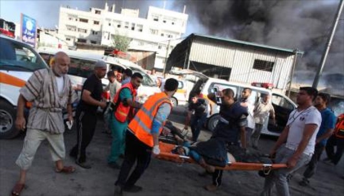 قصف صهيوني يستهدف منازل ومساجد ومدارس غزة