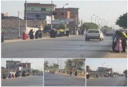 سلاسل بشرية  لثوار مركز ههيا وقرية العدوه مسقط رأس الرئيس مرسي