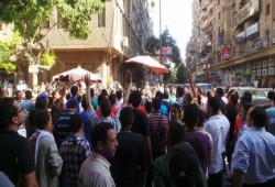 ثوار حلوان ينطلقون في مظاهرة حاشدة دعما للمقاومة