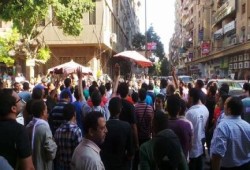 ثوار حلوان ينطلقون في مظاهرة حاشدة دعما للمقاومة