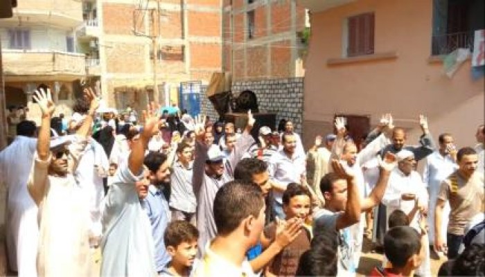 الغربية: مسيرة حاشده بمركز قطور ضد غلاء الأسعار والعدوان على غزة