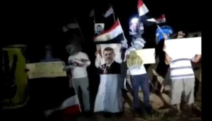 شمال سيناء: وقفة لثوار بئر العبد في بداية أسبوع المقاومة أمل الأمة