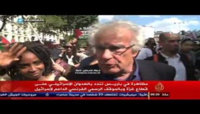بالفيديو.. أول مظاهرة في باريس تتهم رئيس فرنسا بالتواطؤ مع "الكيان الصهيوني" ضد غزة