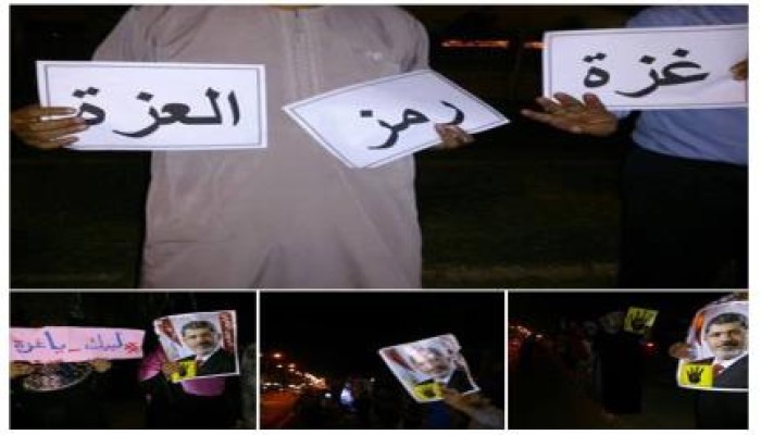 سلسلة بشرية لأحرار العبور ضمن فعاليات أسبوع "‏المقاومة أمل الأمة"