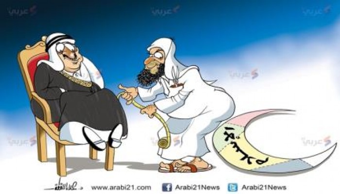 كاريكاتير : شيوخ السلطان .. فتاوى على المقاس!