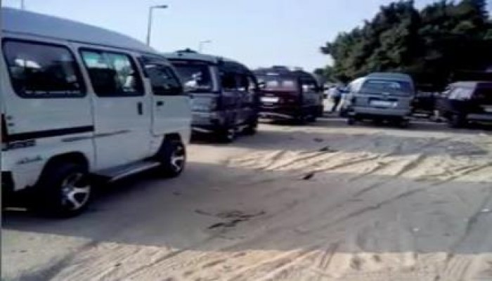 الإسماعيلية: سائقي السوزوكى بالمنايف يضربون جزئيا عن العمل