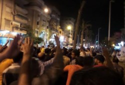 دمياط: مسيرة بميدان الشهابية ضد الانقلاب الدموي ودعما لغزة (صور)