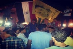 البحيرة : وقفة لـ"عفاريت" وادي النطرون دعمًا للشرعية وغزة