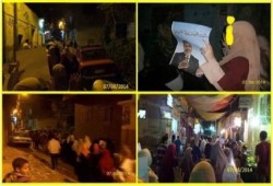 مسيرة مسائية ضد الانقلاب لاحرار الخانكة