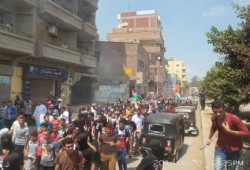 شباب ضد الانقلاب بهها ينظمون مسيرة حاشدة في ذكري انطلاق الحركة رافضة للانقلاب العسكري