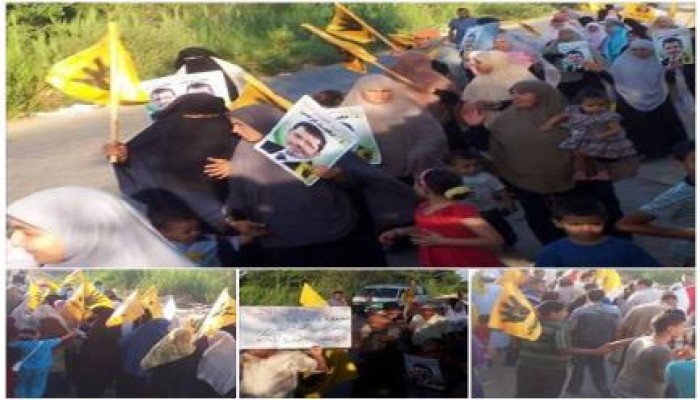 كفر الشيخ :  الأحرار في الكفر الجديد وآصف يحتشدون رفضا لحكم العسكر