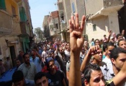 القليوبية : مسيرة حاشدة رافضة للانقلاب و دعما للمقاومة  بـ مدينة شبين القناطر