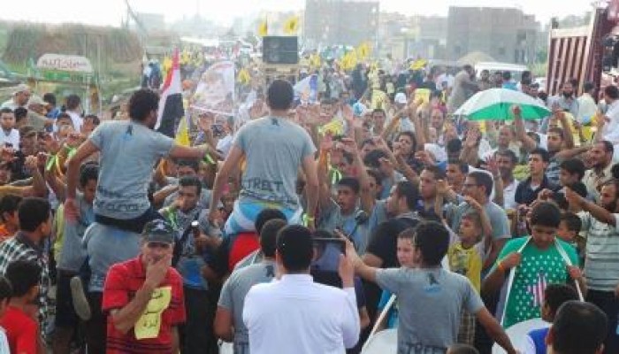 كفرالشيخ : ألتراس نهضاوي يلهب حماس ثوار بلطيم في مسيرة حاشدة علي ساحل الطريق الدولى