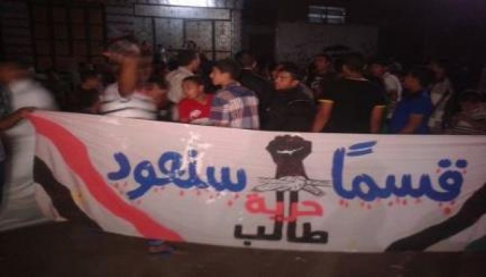 مسيرة ليلية لثوار الابراهيمية تضامناً مع غزة