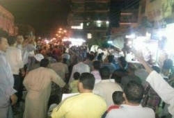 ميلشيات الانقلاب تعتدي علي مسيرة لثوار ديرب نجم بالرصاص الحي