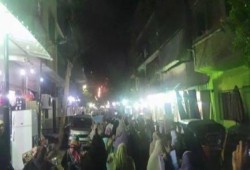 مسيرة ليلية حاشدة ضد الانقلاب بمشاركة أهالي الزاوية وشبرا والشرابية