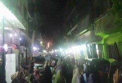 مسيرة ليلية حاشدة ضد الانقلاب بمشاركة أهالي الزاوية وشبرا والشرابية