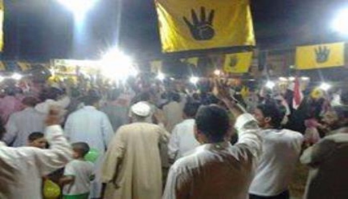 ثوار بلطيم يقيمون ليلة من رابعة في احتقالية مسائية حاشدة