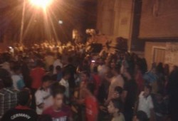 دمياط: البصارطة تهتف في مسيرة ليلية: "يا سيسي يا خاين.. افتح المعابر