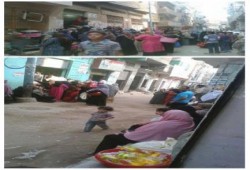 بالصور ‏الدقهلية‬ : تفاقم مشكلة التموين بقرية منية سندوب مركز المنصورة