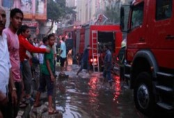 حرائق هائله فى الموسكي وعمارات عباس العقاد والدفاع المدني فشل فى السيطرة عليها