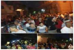 البحيرة: ثوار حوش عيسى ينتفضون عشية الذكرى الأولى لمجزرة فض رابعة رغم الحصار الامني