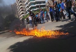 مظاهرة مفاجئة لــ"طلاب ضد الانقلاب" أمام منزل مساعد وزير داخلية الانقلاب