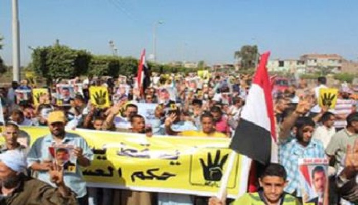 مسيرة حاشدة لثوار الحسينية انتفاضة القصاص