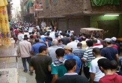 بالصور .. شبرا الخيمة تنتفض فى ذكرى مذبحة فض رابعة
