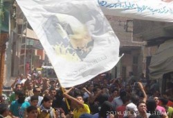 بالصور . . مسيرة حاشدة رافضة للانقلاب العسكري بمدينة ههيا