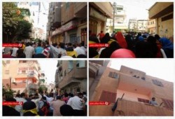 مسيرة حاشدة بالمنزلة ثاني أيام إنتفاضة القصاص