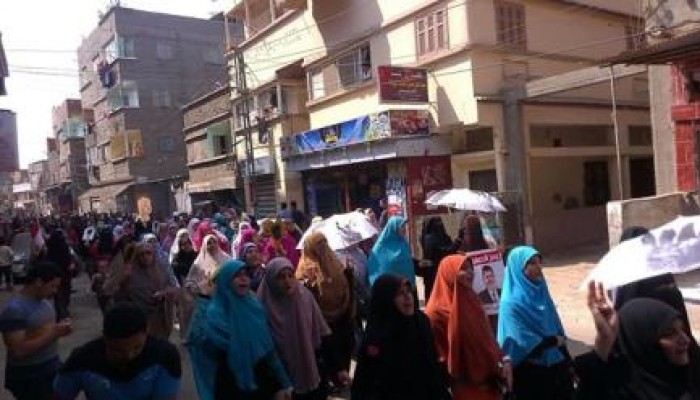 قرية البصارطة بدمياط  تنتفض رغم محاصرة قوات الشرطة لها