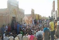 جنازة أحمد عبد الوهاب شهيد أكتوبر في ذكرى مذبحة رابعة