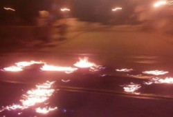 بني سويف: فى صباح ذكرى مجزرة رمسيس مجهولون يقطعون السكة الحديد بوسط المدينة