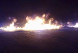 دمياط: مجهولون يقطعون الطريق الدولي الواصل بين دمياط جمصة