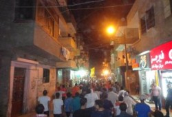 ثوار مدينة بنى سويف يتحدون أمن الانقلاب بمسيرة حاشدة‎