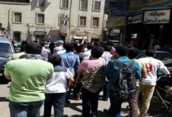 البحيرة : عفاريت دمنهور يتحدون القبضة الامنية ويتظاهرون بشارع نقابة المحامين